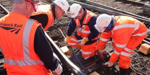 railway track workers